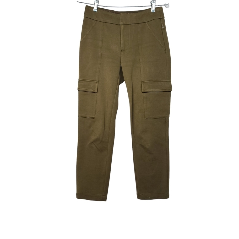 Anthropologie The Essential Slim Moss Green Pants 0P